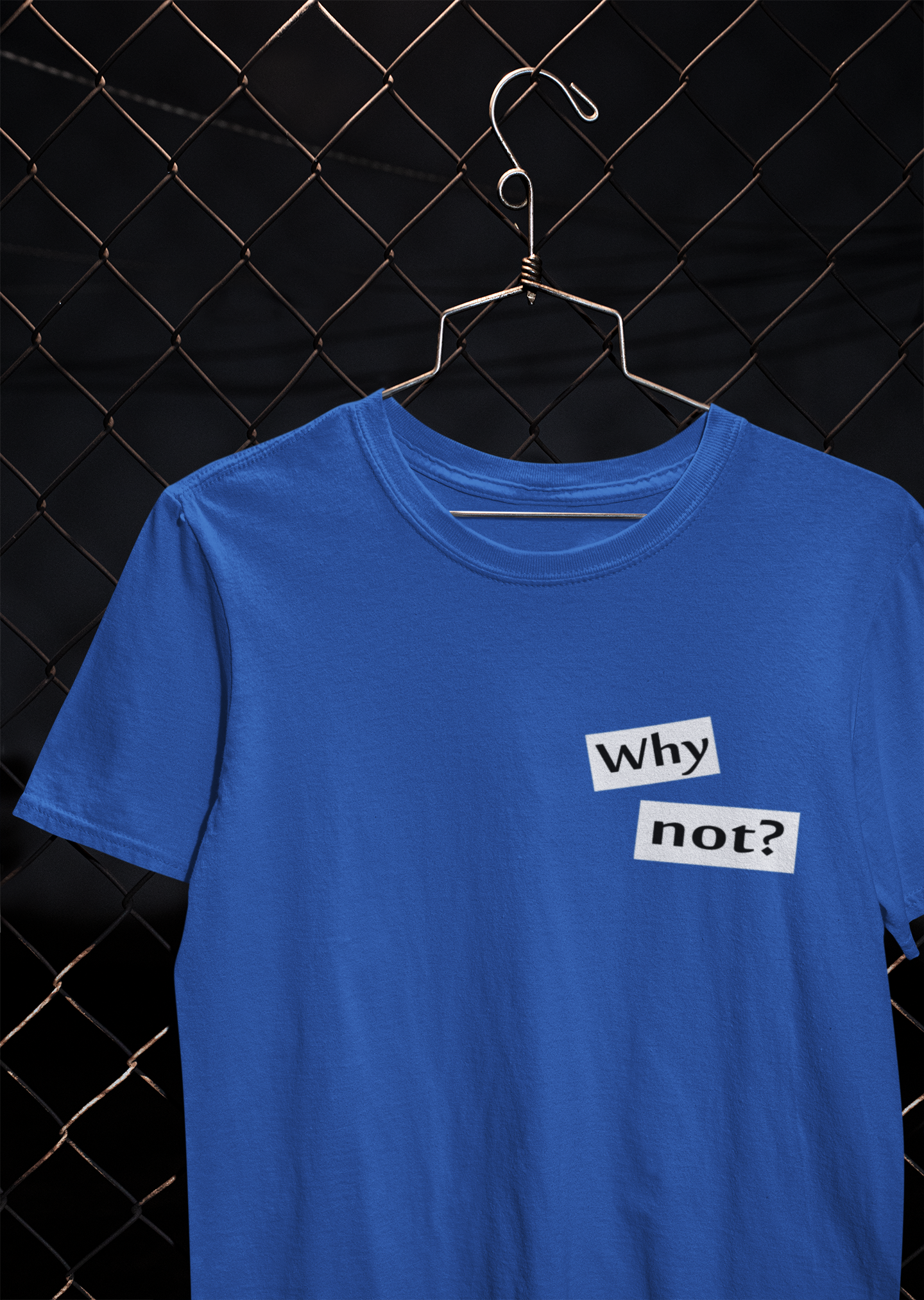 Why Not Quotes Mens Half Sleeves T-shirt- FunkyTeesClub