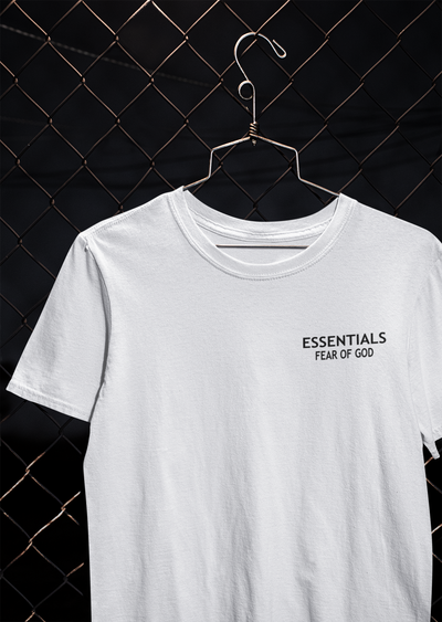 Essentials Fear Of God Women Half Sleeves T-shirt- FunkyTeesClub