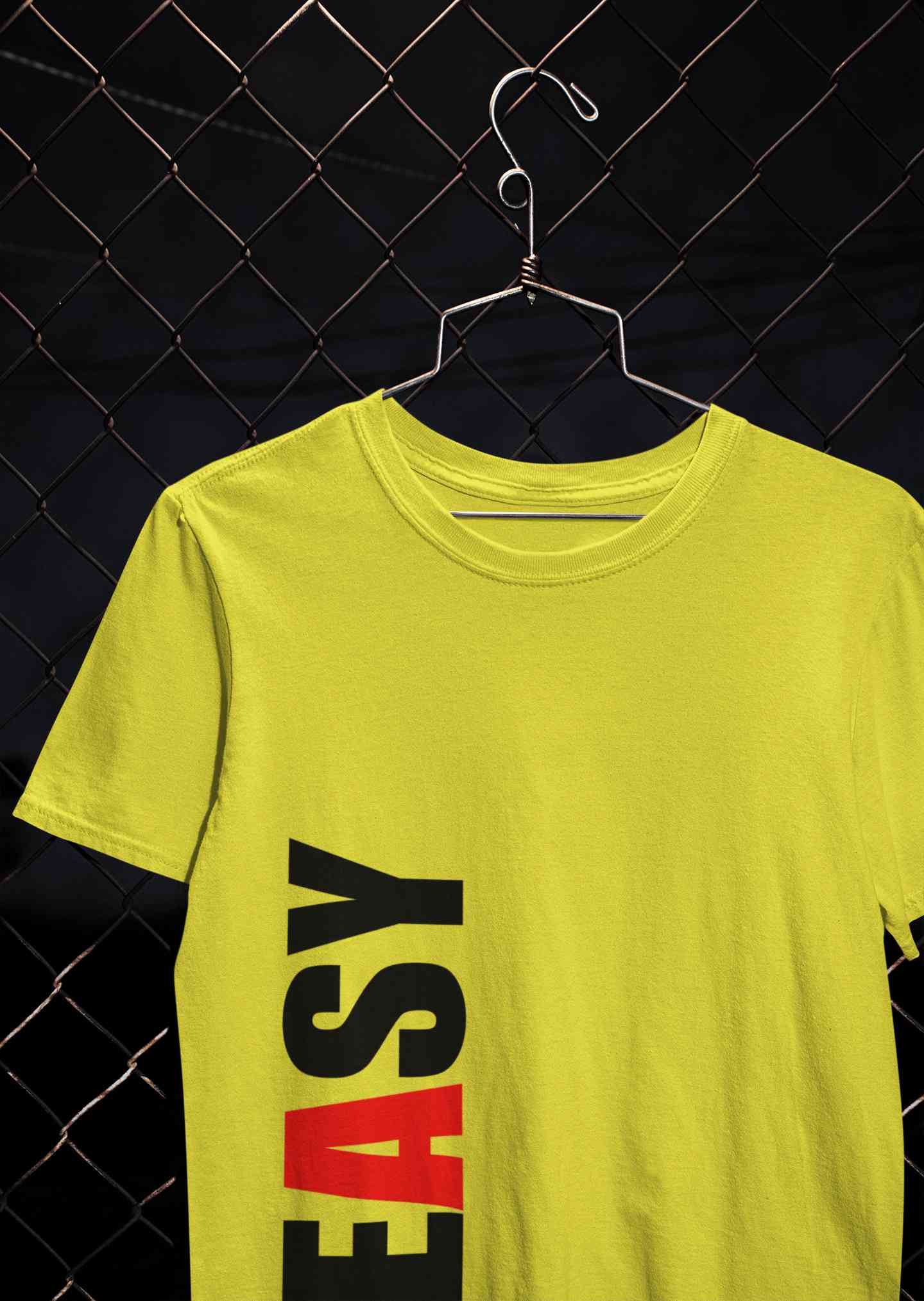 Easy Mens Half Sleeves T-shirt- FunkyTeesClub