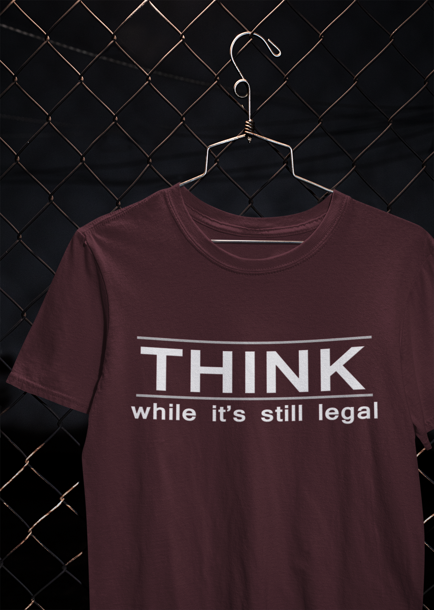 Think While Its Still Legal Anti Government Women Half Sleeves T-shirt- FunkyTeesClub