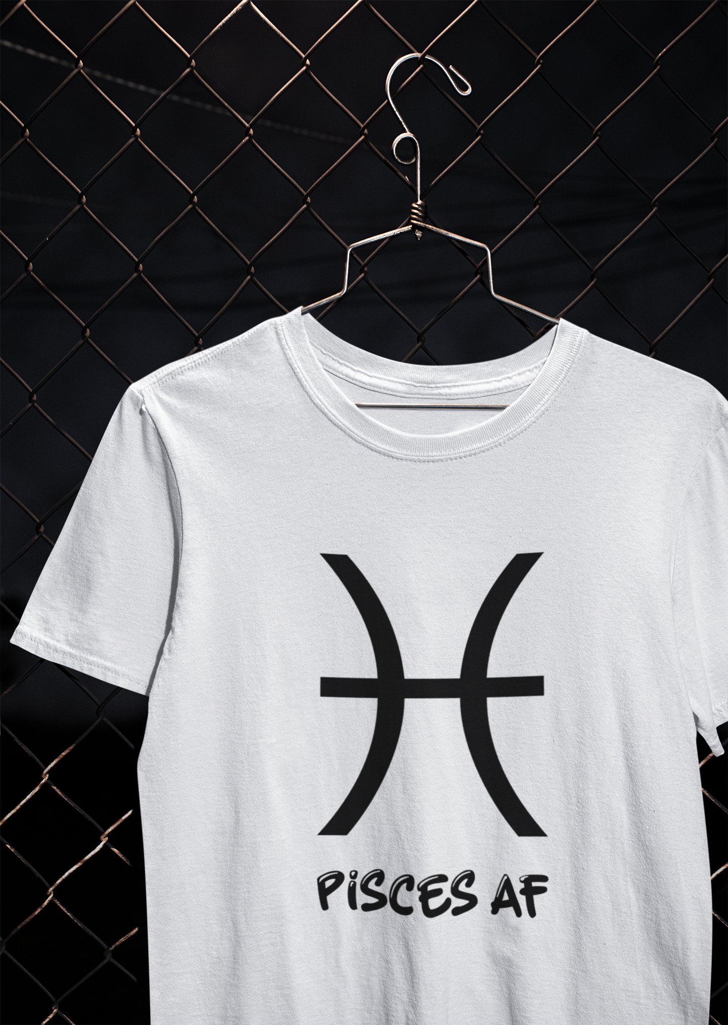 Pisces Zodiac Sign Mens Half Sleeves T-shirt- FunkyTeesClub