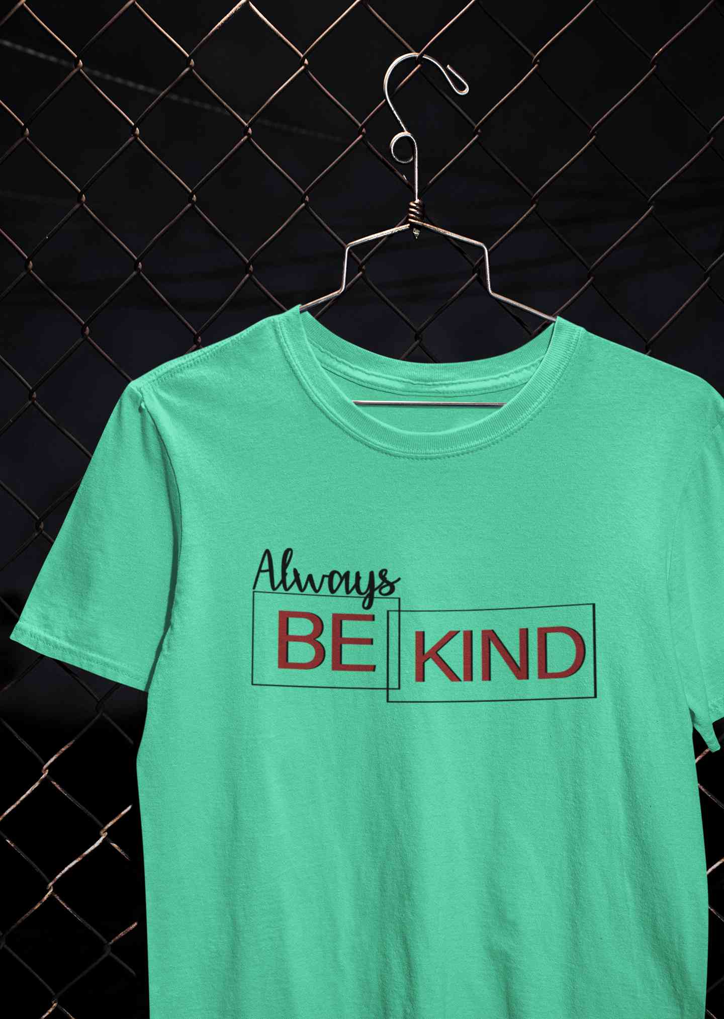 Always Be Kind Typography Women Half Sleeves T-shirt- FunkyTeesClub
