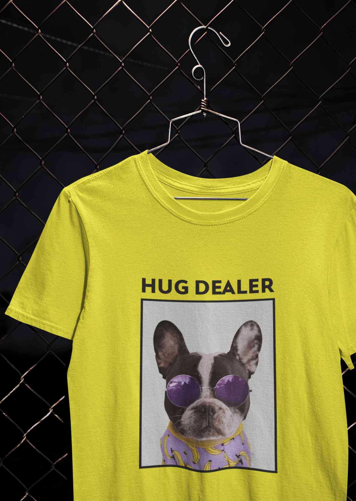 Cute Pug Hug Dealer Women Half Sleeves T-shirt- FunkyTeesClub