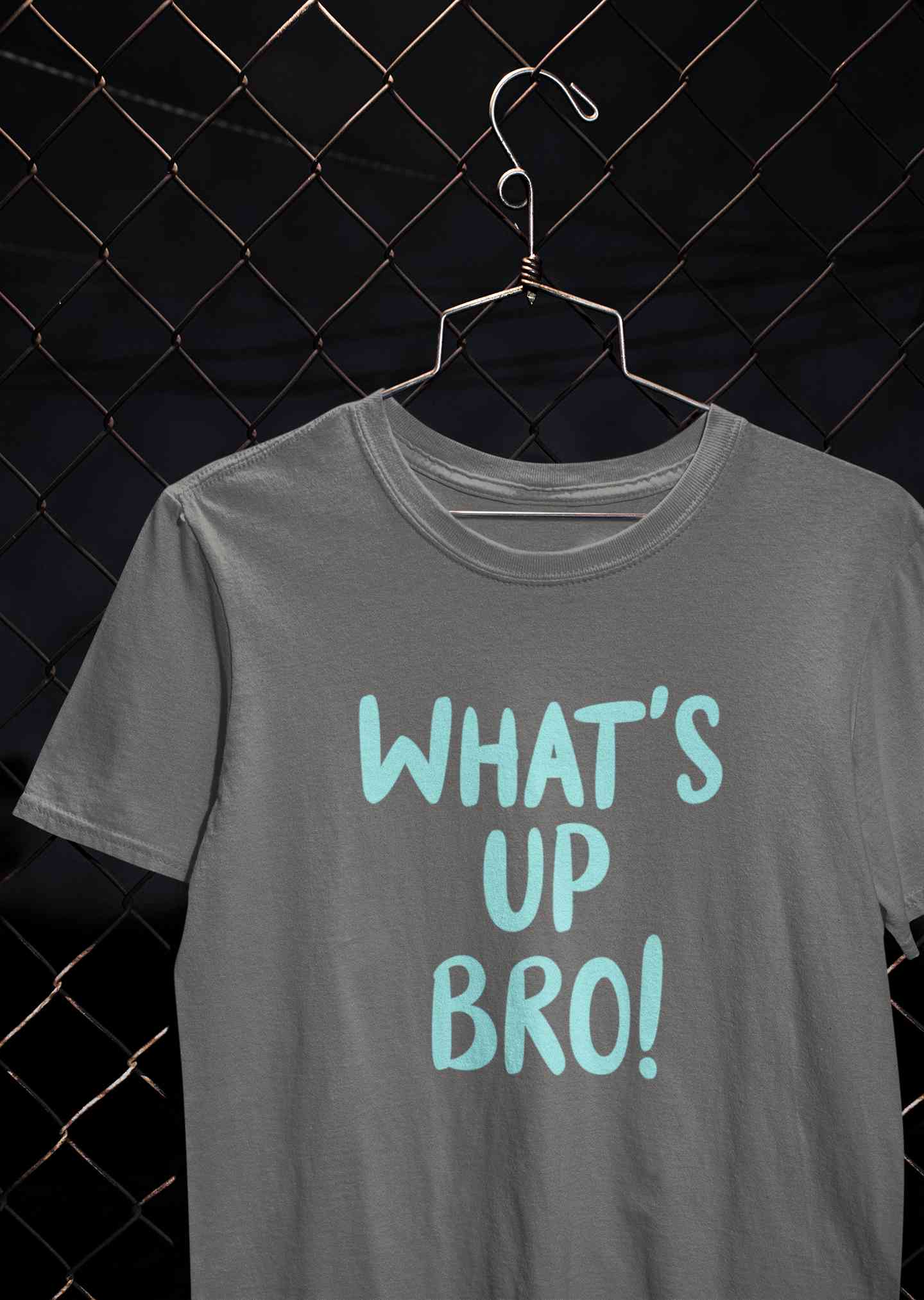 Whats Up Bro  Mens Half Sleeves T-shirt- FunkyTeesClub