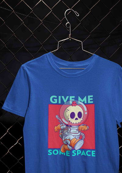 Give Me Some Space Women Half Sleeves T-shirt- FunkyTeesClub