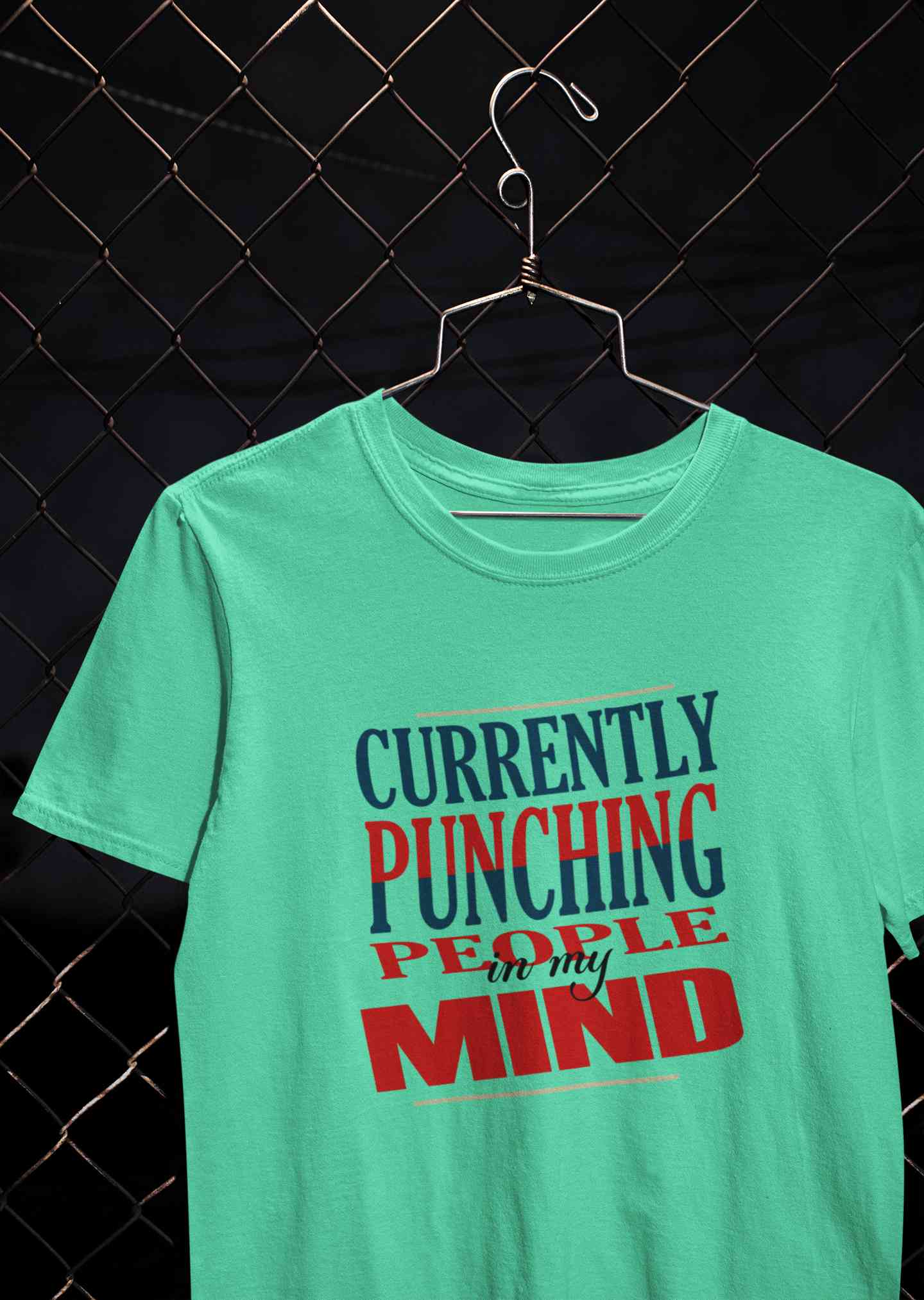 Punching People Women Half Sleeves T-shirt- FunkyTeesClub