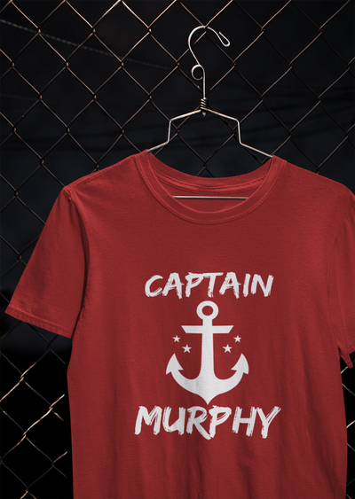 Captain Murphy Merchant Navy Mens Half Sleeves T-shirt- FunkyTeesClub