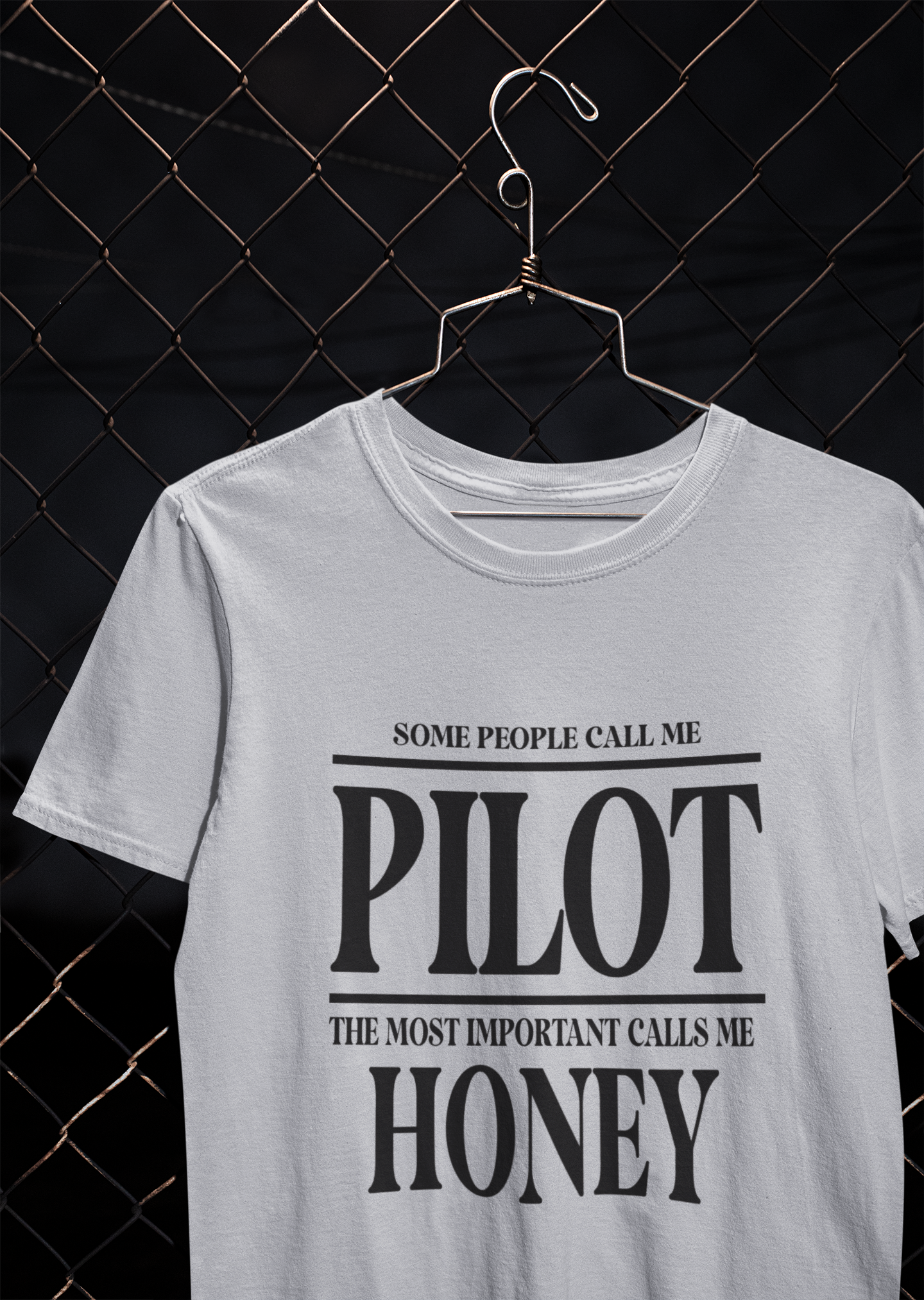 Some People Calls Me Pilot Mens Half Sleeves T-shirt- FunkyTeesClub