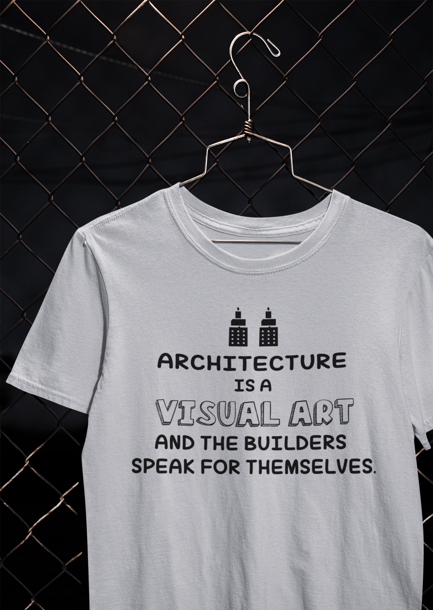 Architecture Visual Art Architect Profession Mens Half Sleeves T-shirt- FunkyTeesClub