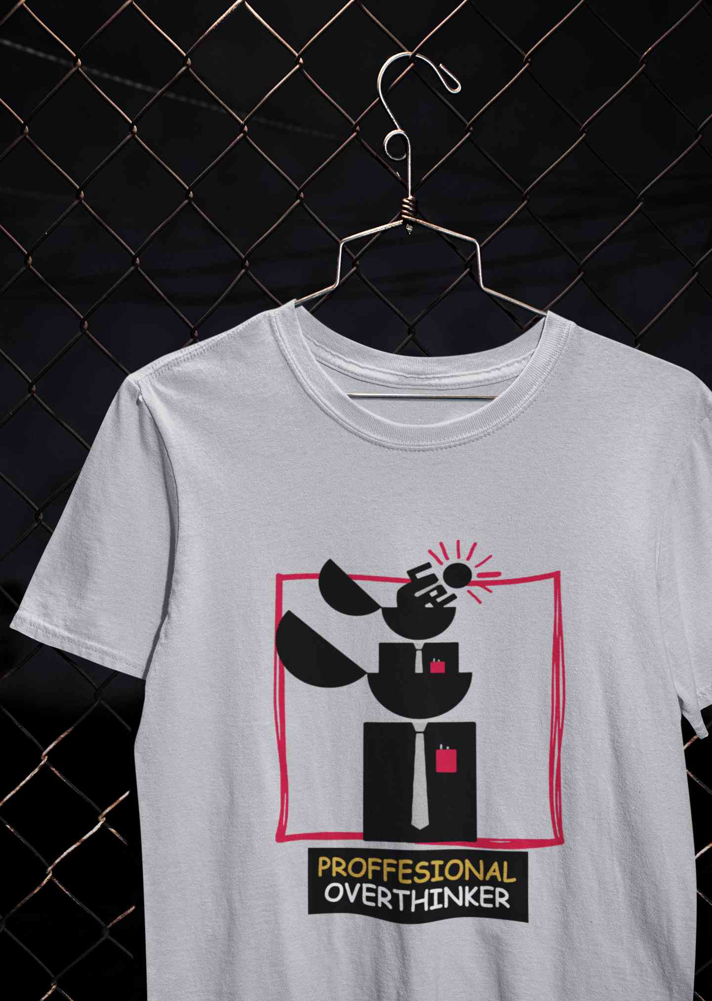 Professional Overthinker Women Half Sleeves T-shirt- FunkyTeesClub