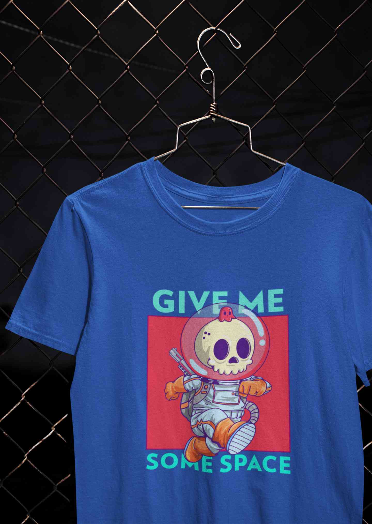 Give Me Some Space Mens Half Sleeves T-shirt- FunkyTeesClub