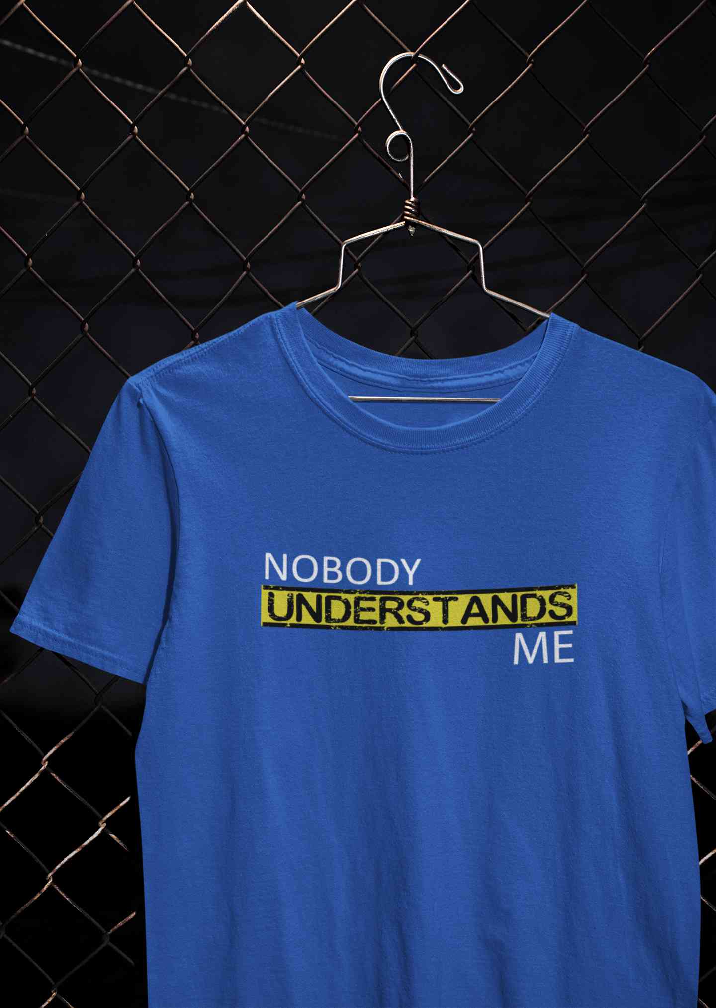 Nobody Understands Me Mens Half Sleeves T-shirt- FunkyTeesClub