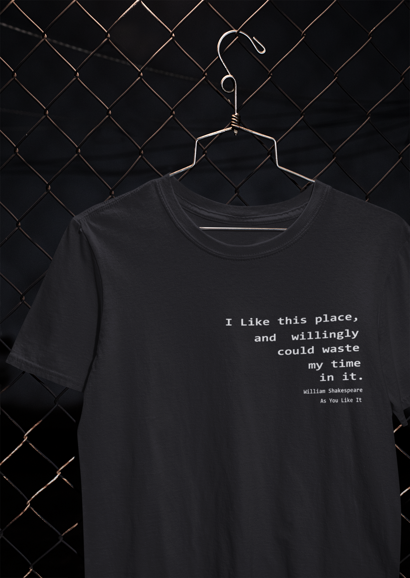 I Like This Place Quotes Mens Half Sleeves T-shirt- FunkyTeesClub