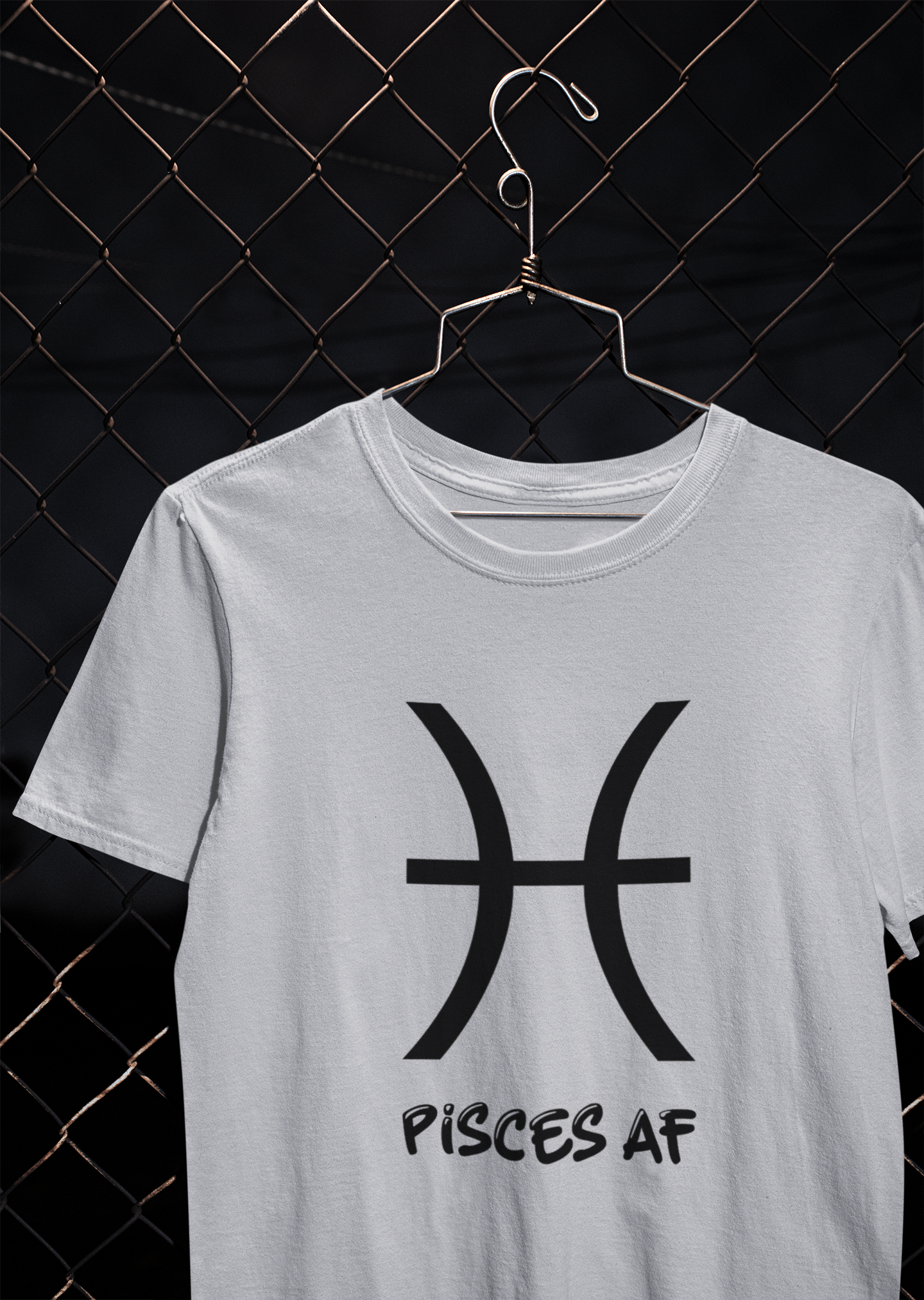 Pisces Zodiac Sign Mens Half Sleeves T-shirt- FunkyTeesClub