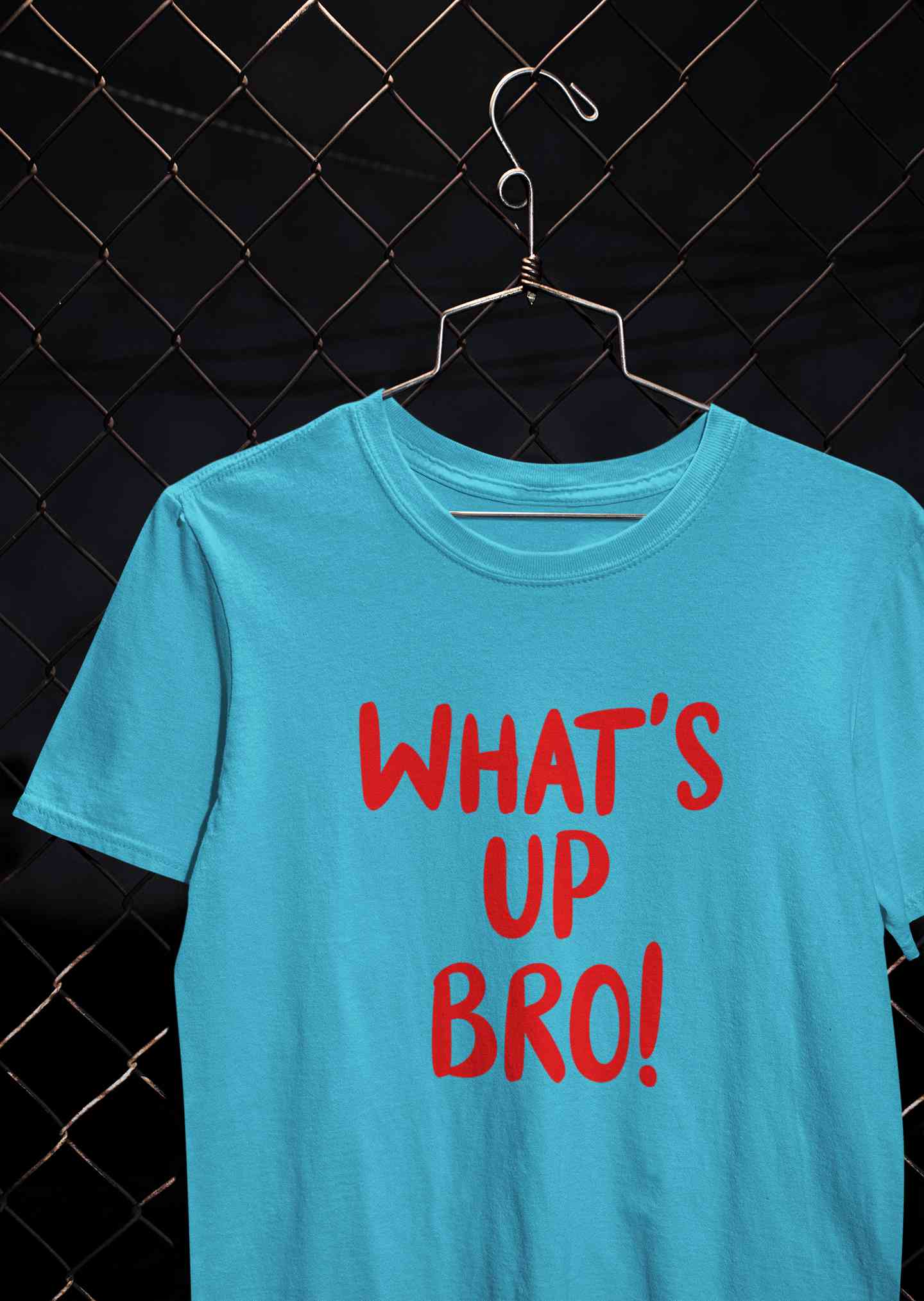 Whats Up Bro  Mens Half Sleeves T-shirt- FunkyTeesClub