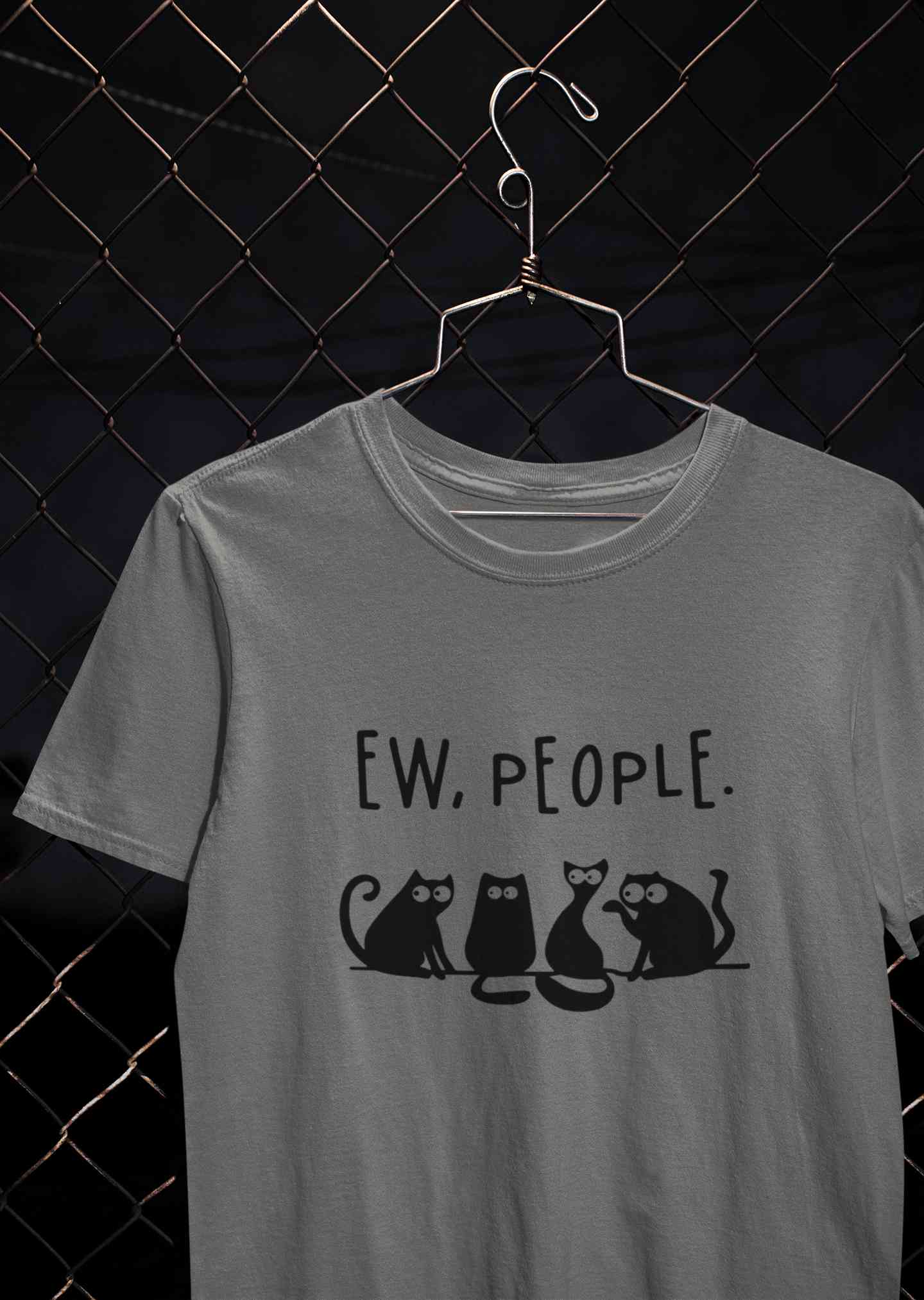Ew People Mens Half Sleeves T-shirt- FunkyTeesClub