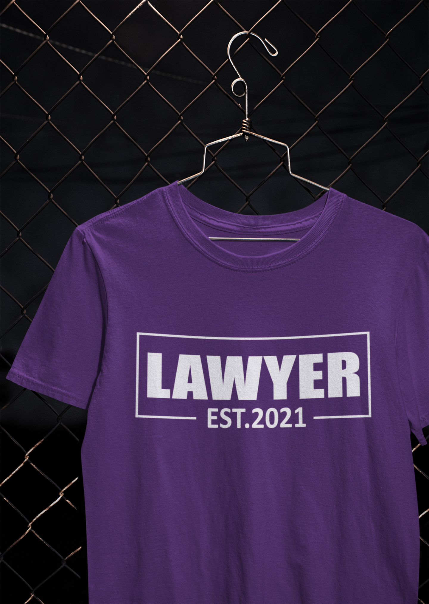 Lawyer Estd 2021 Mens Half Sleeves T-shirt- FunkyTeesClub
