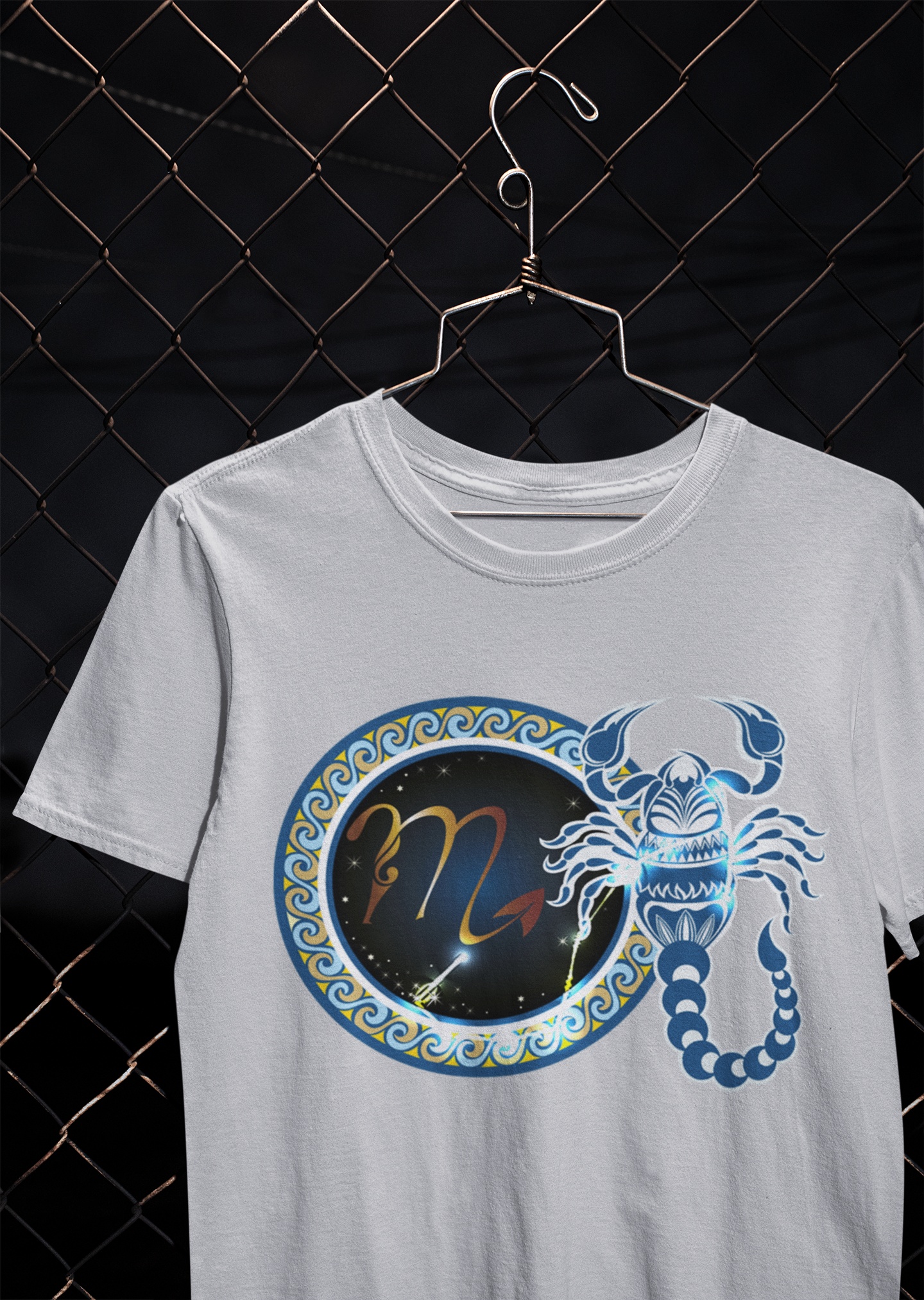 Scorpio Zodiac Sign Mens Half Sleeves T-shirt- FunkyTeesClub
