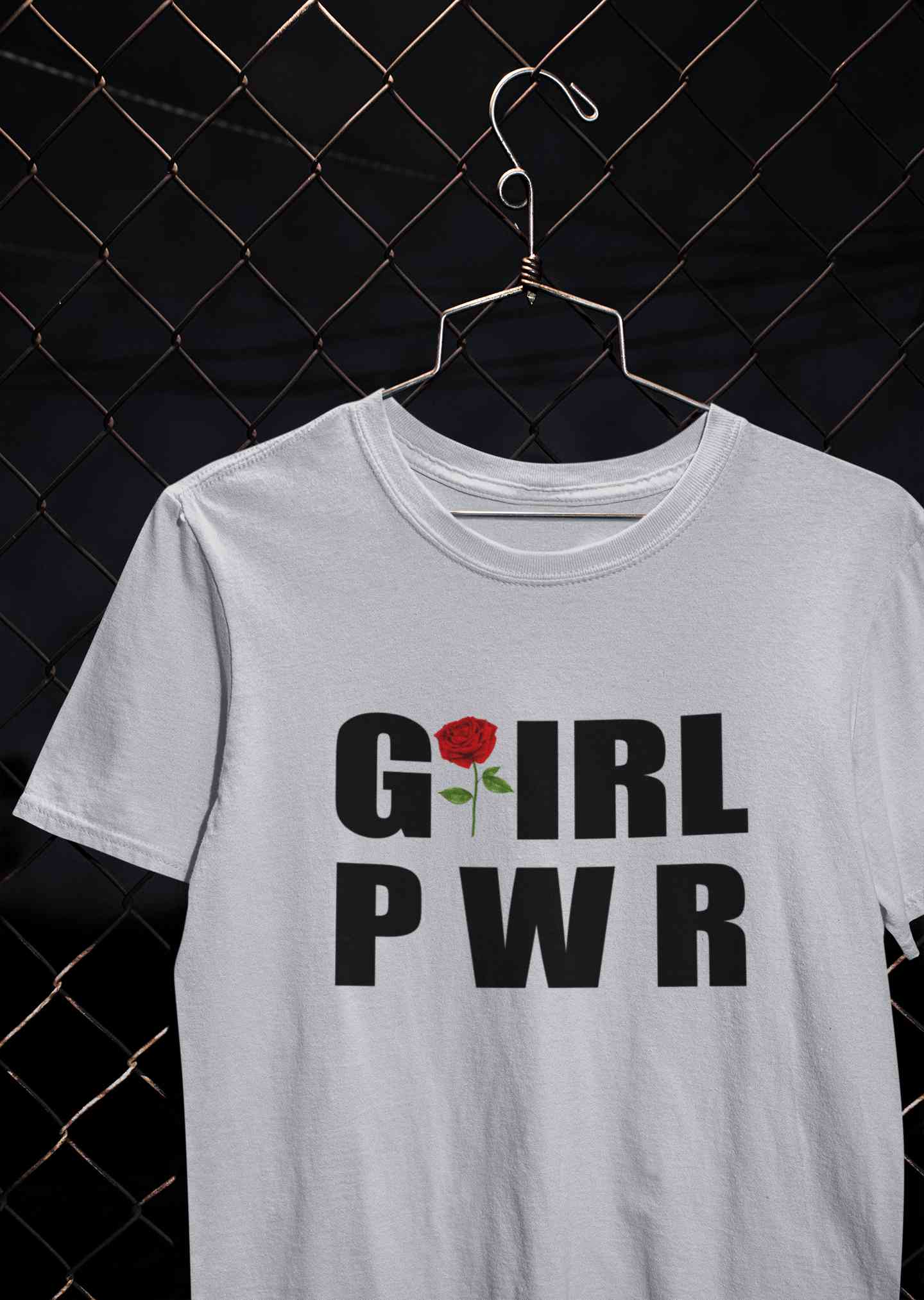 Girl Power Women Half Sleeves T-shirt- FunkyTeesClub