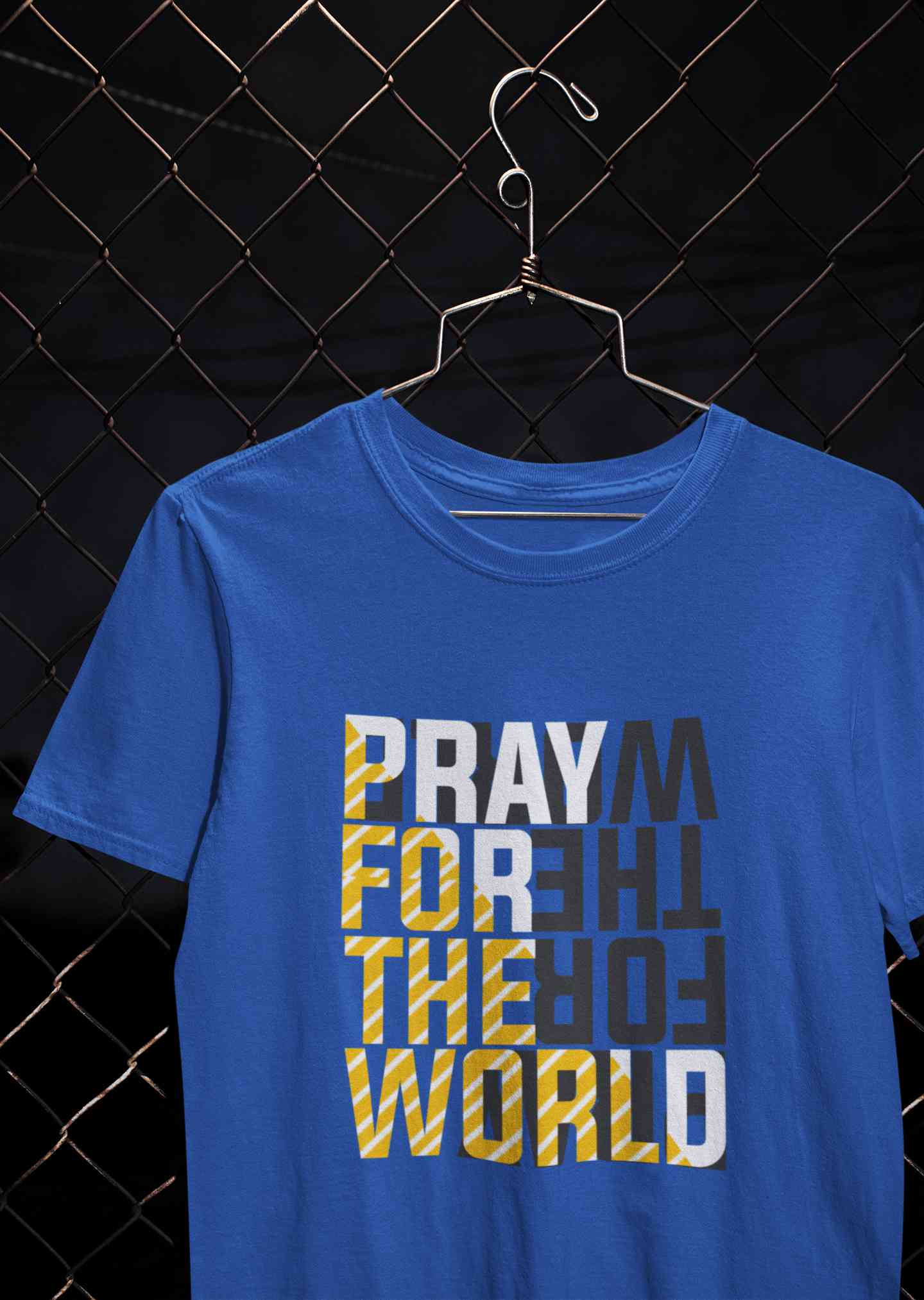 Pray For The World Women Half Sleeves T-shirt- FunkyTeesClub