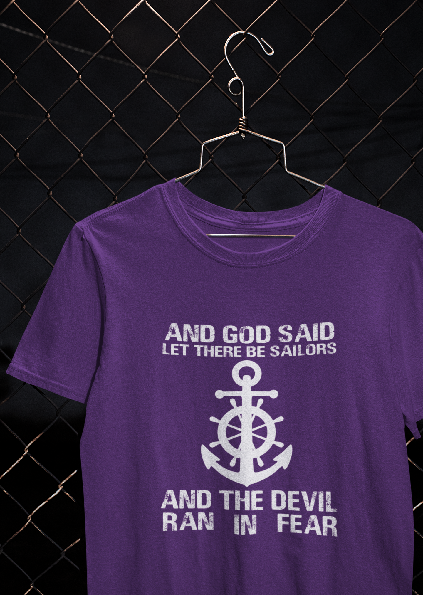 Storms Make Me Strong Merchant Navy Mens Half Sleeves T-shirt- FunkyTeesClub