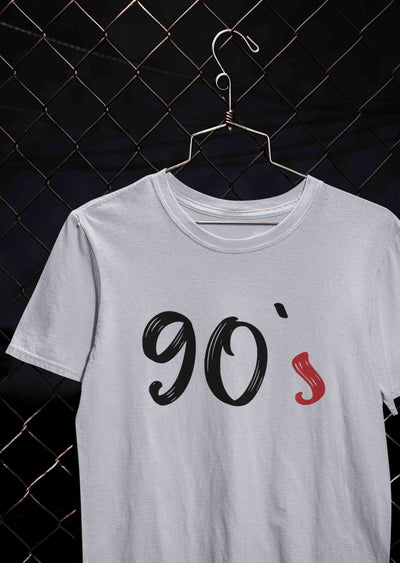 90s Mens Half Sleeves T-shirt- FunkyTeesClub