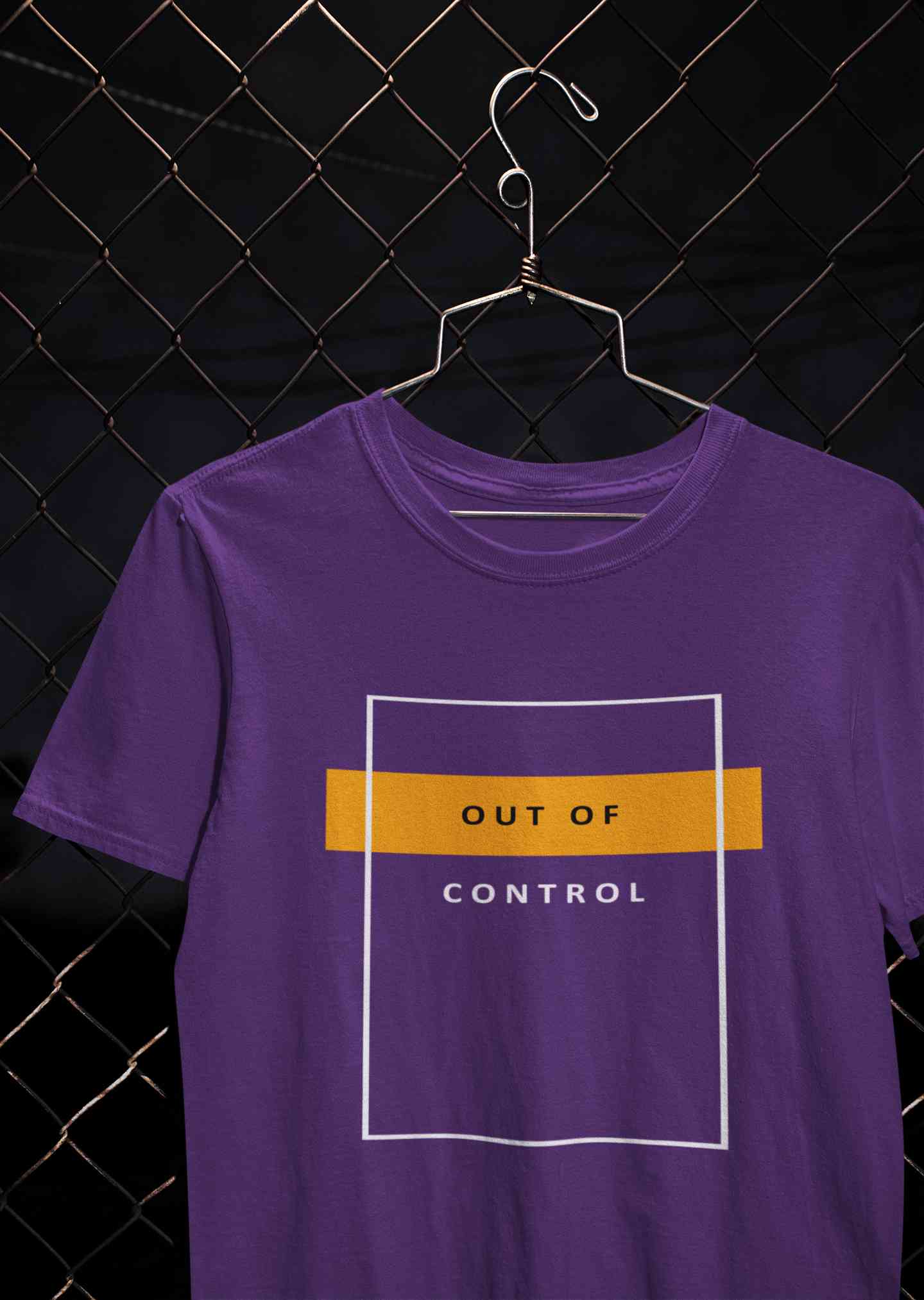 Out Of Control Women Half Sleeves T-shirt- FunkyTeesClub