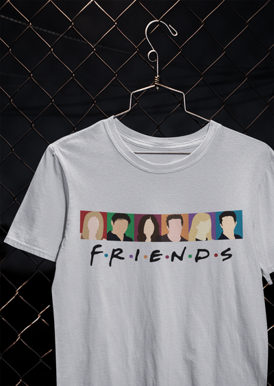 F.R.I.E.N.D.S. Friends Web Series Mens Half Sleeves T-shirt- FunkyTeesClub