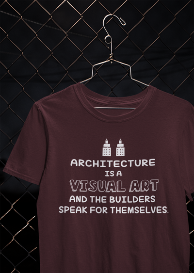 Architecture Visual Art Architect Profession Women Half Sleeves T-shirt- FunkyTeesClub