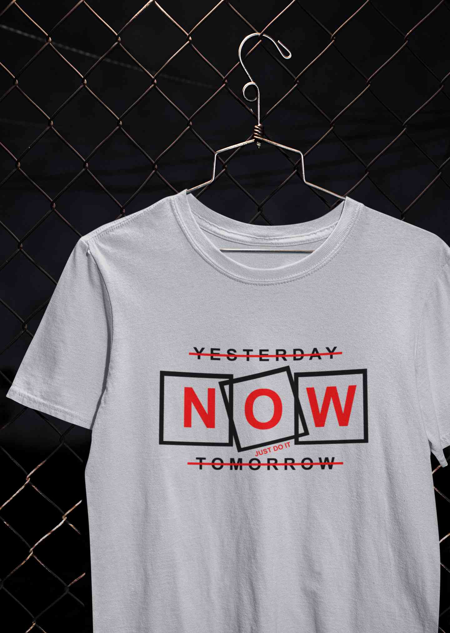Just Do It Mens Half Sleeves T-shirt- FunkyTeesClub