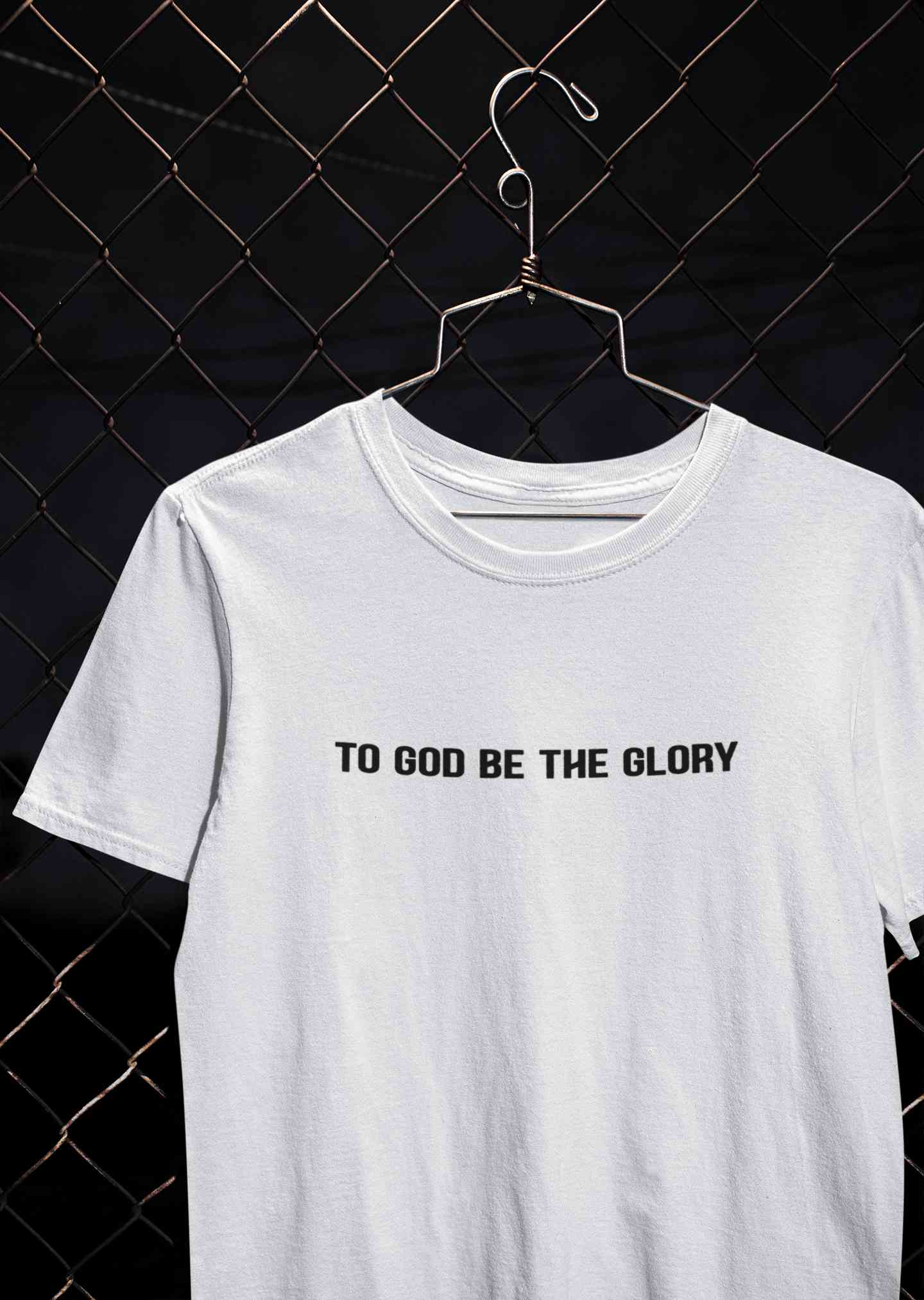 To God Be The Glory Minimals Women Half Sleeves T-shirt- FunkyTeesClub