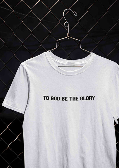 To God Be The Glory Minimals Women Half Sleeves T-shirt- FunkyTeesClub