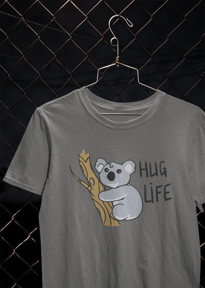 Hug Life Desi Women Half Sleeves T-shirt- FunkyTeesClub