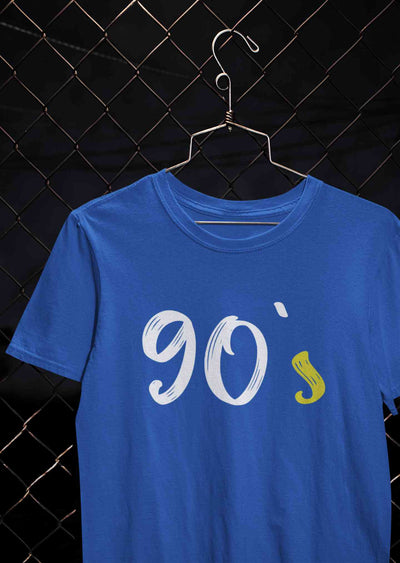 90s Mens Half Sleeves T-shirt- FunkyTeesClub