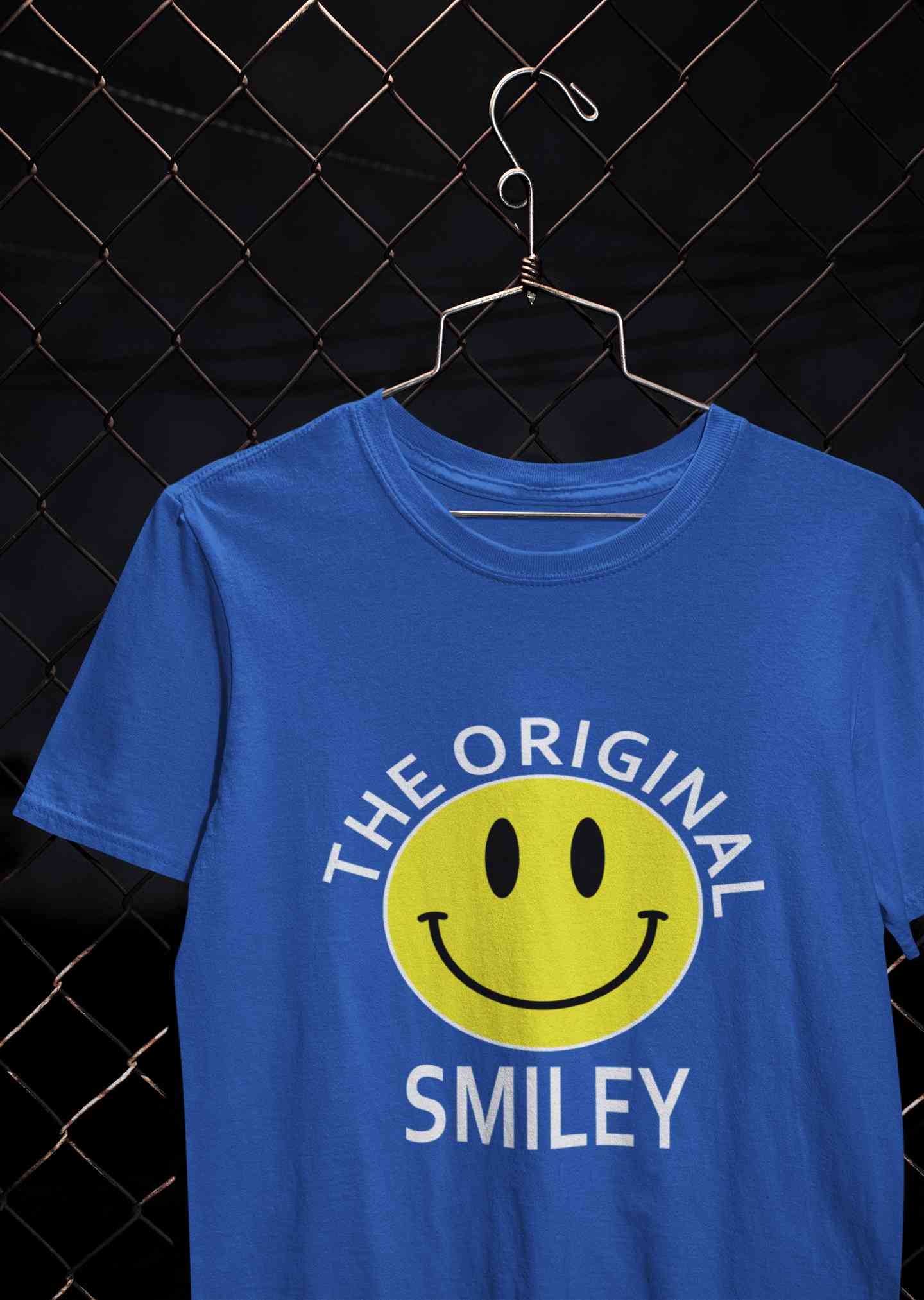 The Original Smiley Mens Half Sleeves T-shirt- FunkyTeesClub