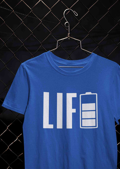 Life Mens Half Sleeves T-shirt- FunkyTeesClub