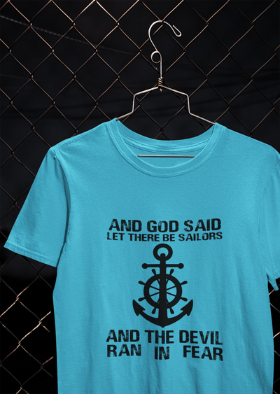 Storms Make Me Strong Merchant Navy Mens Half Sleeves T-shirt- FunkyTeesClub