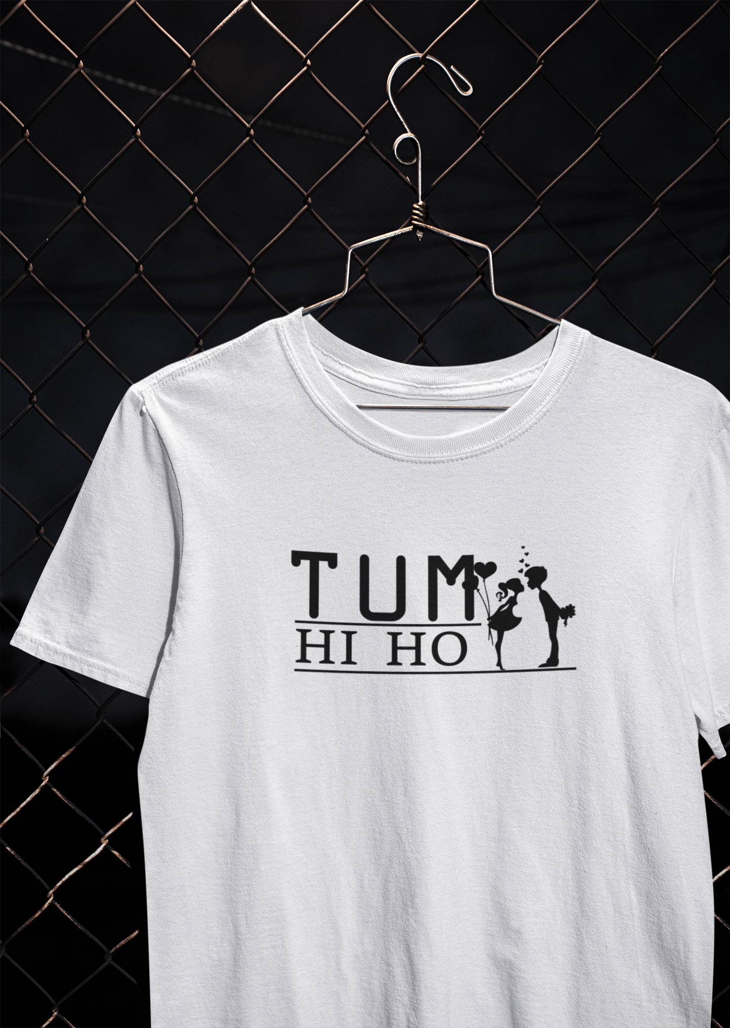 Tum Hi Ho Couple Half Sleeves T-Shirts -FunkyTeesClub