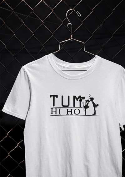 Tum Hi Ho Couple Half Sleeves T-Shirts -FunkyTeesClub