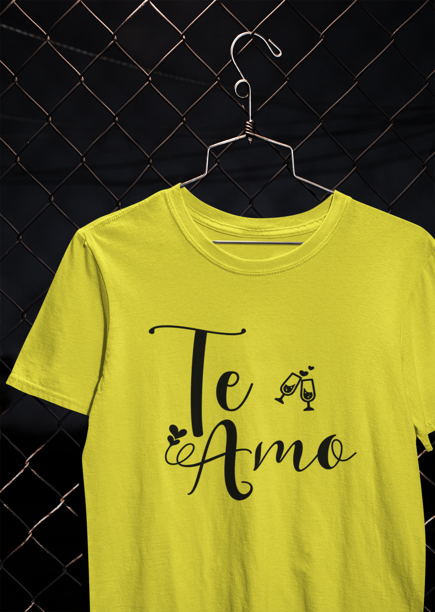 Te Amo Couple Half Sleeves T-Shirts -FunkyTeesClub
