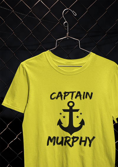 Captain Murphy Merchant Navy Mens Half Sleeves T-shirt- FunkyTeesClub