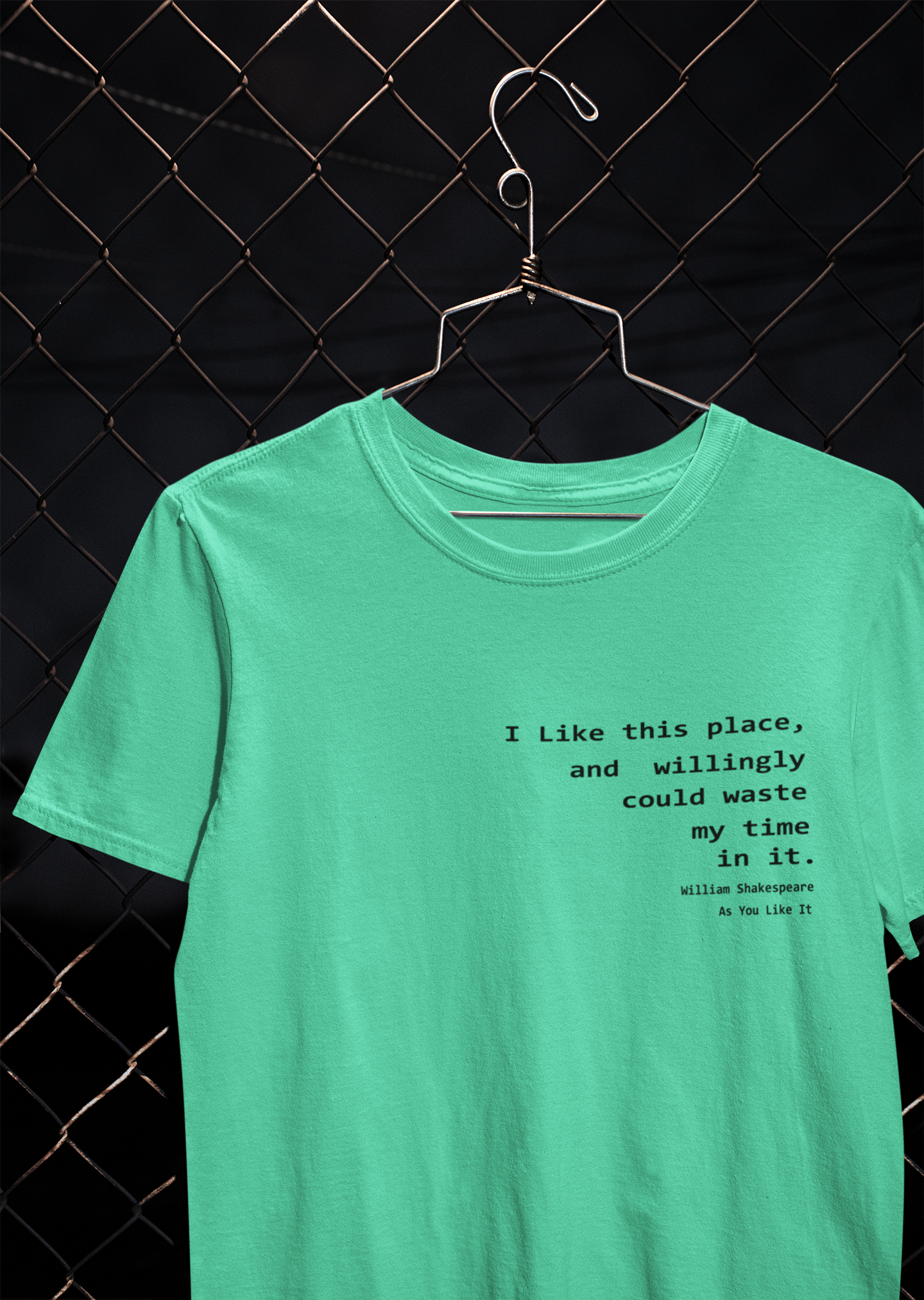 I Like This Place Quotes Mens Half Sleeves T-shirt- FunkyTeesClub