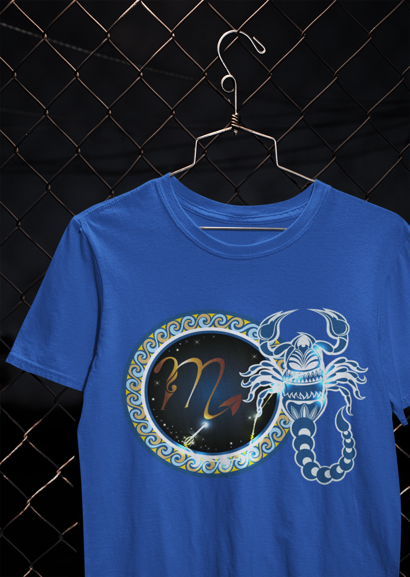 Scorpio Zodiac Sign Mens Half Sleeves T-shirt- FunkyTeesClub