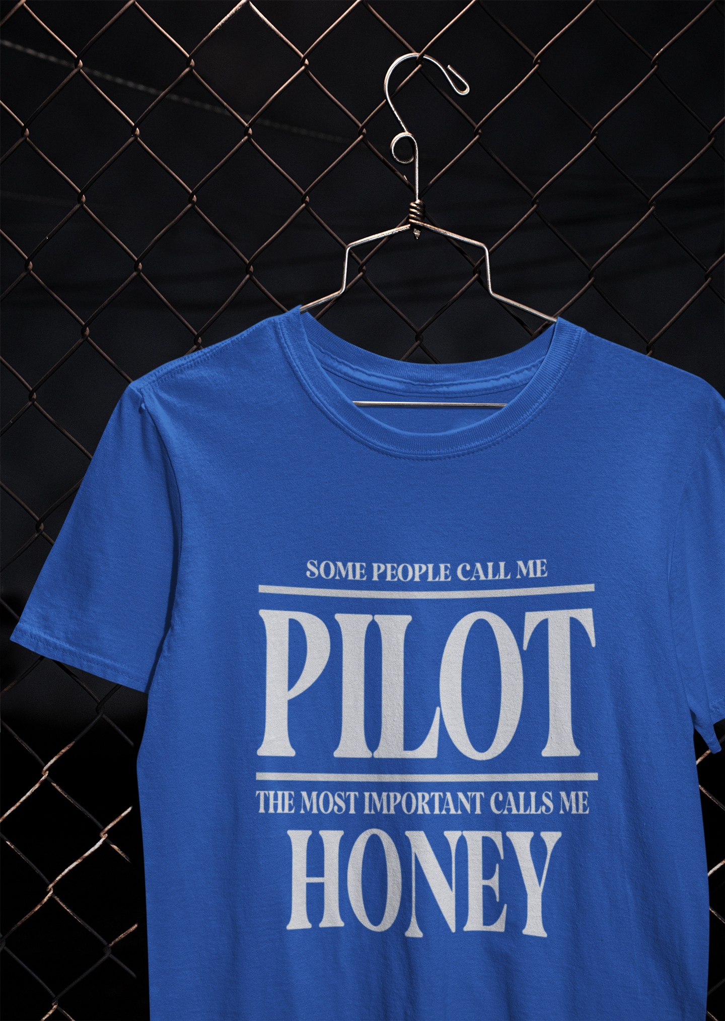 Some People Calls Me Pilot Mens Half Sleeves T-shirt- FunkyTeesClub