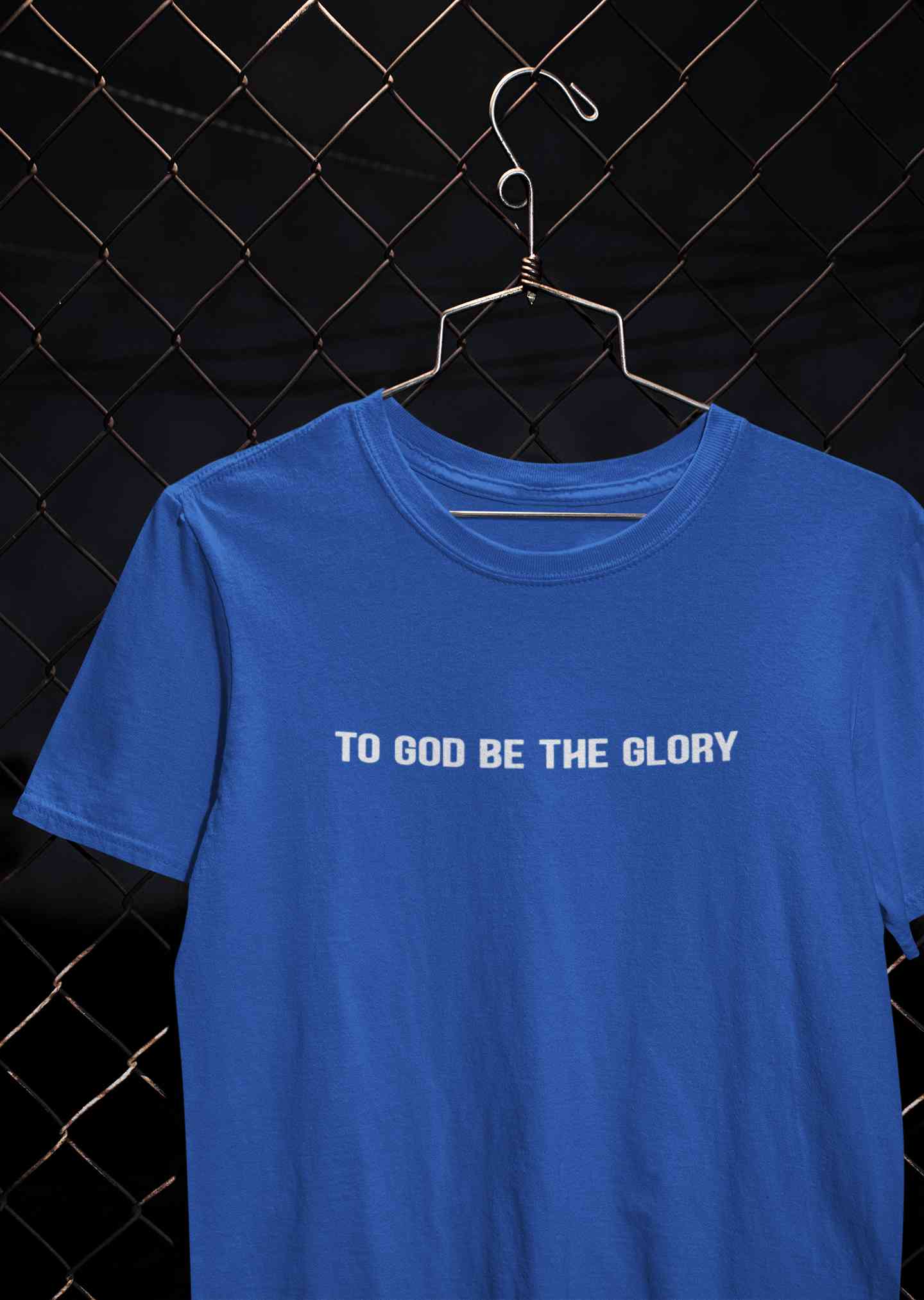 To God Be The Glory Minimals Mens Half Sleeves T-shirt- FunkyTeesClub