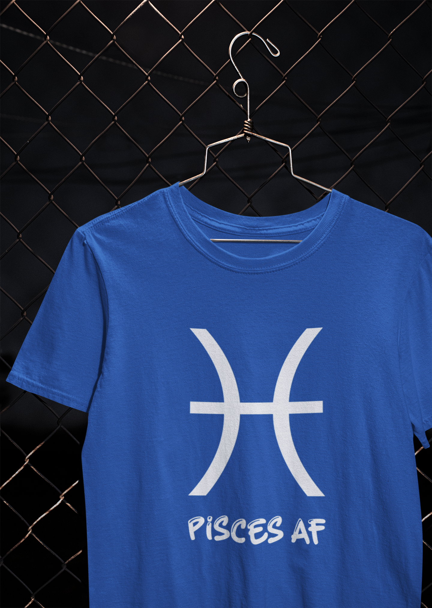 Pisces Zodiac Sign Mens Half Sleeves T-shirt- FunkyTeesClub