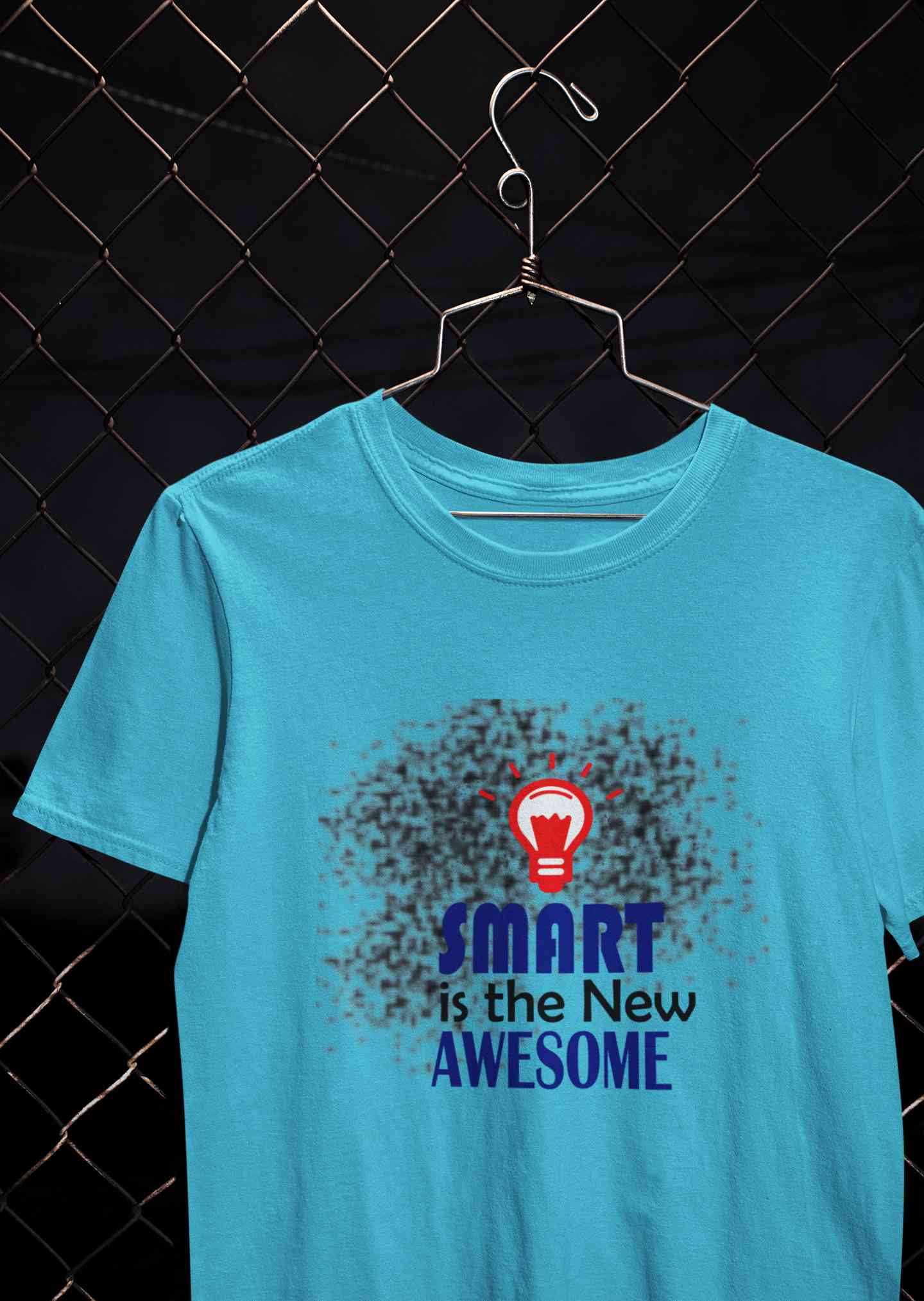 Smart Is Awesome Women Half Sleeves T-shirt- FunkyTeesClub