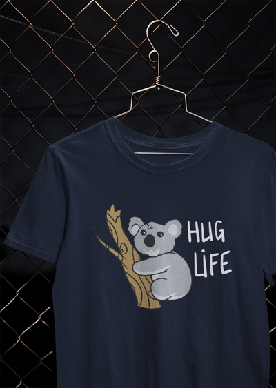Hug Life Desi Women Half Sleeves T-shirt- FunkyTeesClub