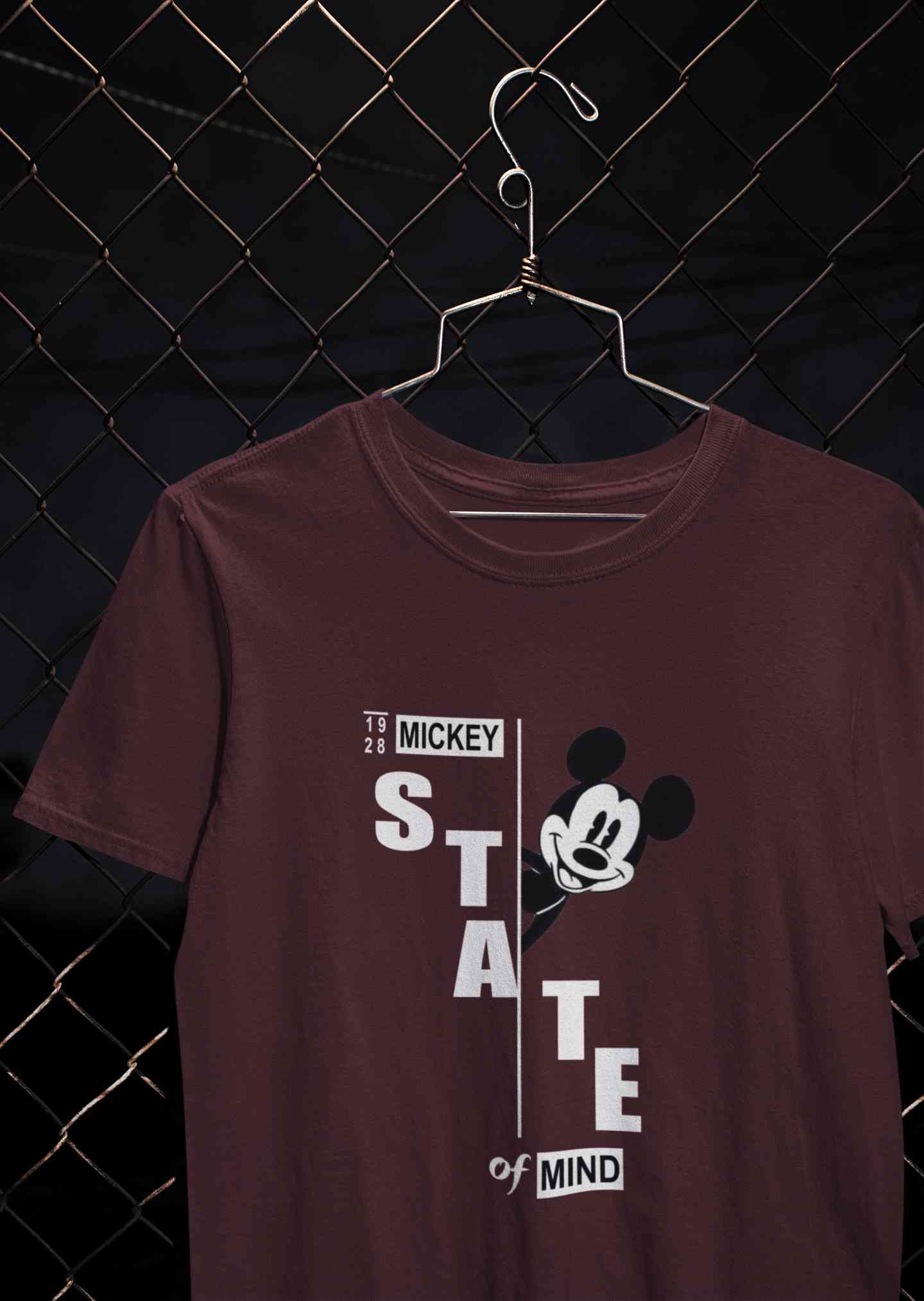State Of Mind Mens Half Sleeves T-shirt- FunkyTeesClub