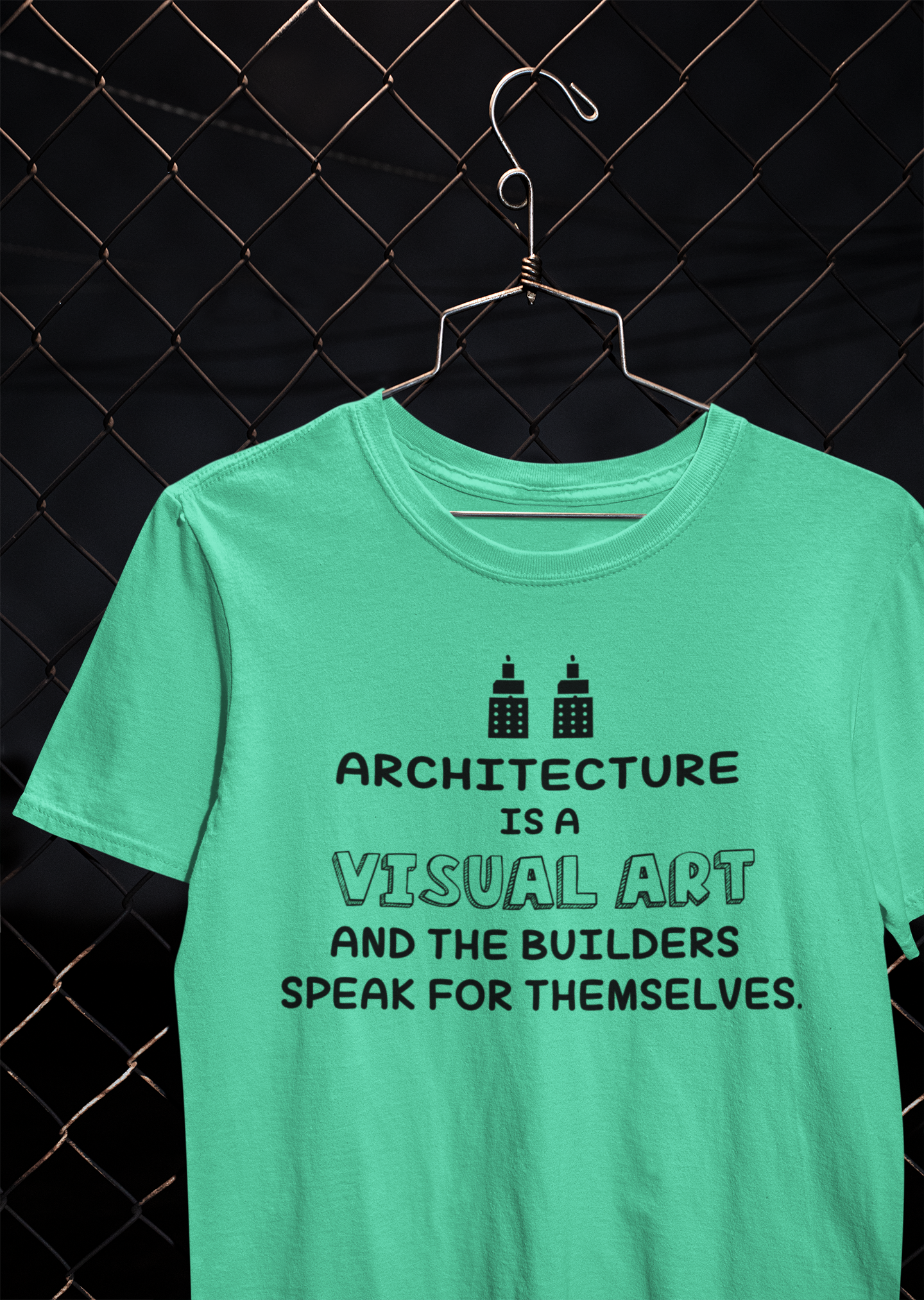 Architecture Visual Art Architect Profession Mens Half Sleeves T-shirt- FunkyTeesClub